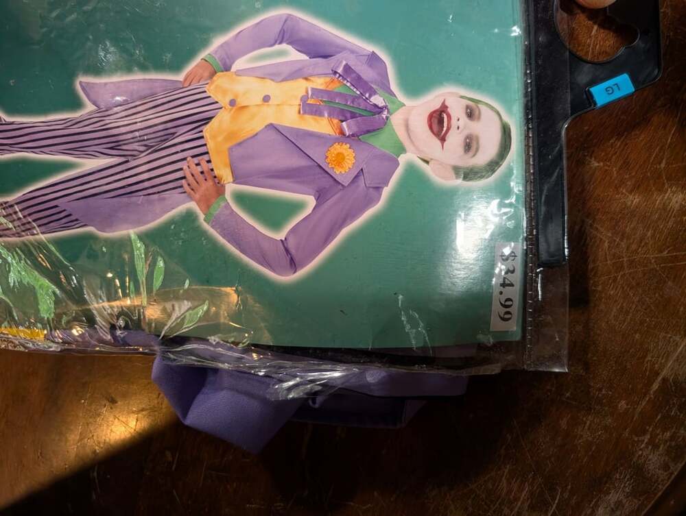 DC Comics The Joker Costume Child Large